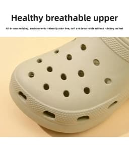 thick-soled EVA cloud hole shoes women's summer non-slip fashion sandals soft-soled beach shoes outdoor slippers women