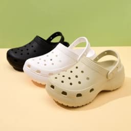 thick-soled EVA cloud hole shoes women's summer non-slip fashion sandals soft-soled beach shoes outdoor slippers women