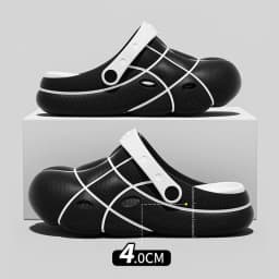 Basketball Design Men Slippers Sandals Dual Use EVA Thick Sole Platform Slides Sports Beach Summer Shoes Garden Clogs For Man