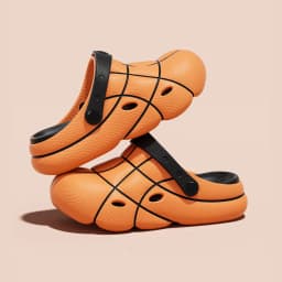 Basketball Design Men Slippers Sandals Dual Use EVA Thick Sole Platform Slides Sports Beach Summer Shoes Garden Clogs For Man