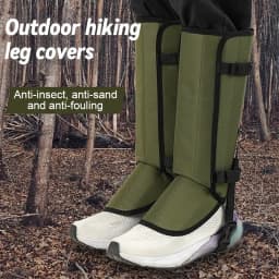 Waterproof Anti Snake Bite Gaiters Leg Guards Outdoor Hiking Camping Leg Protective Boot Leggings For Travel Climbing Hunting