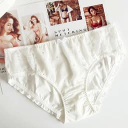 3XL Large Size Retro Palace Style Milk Silk Panties for Women Cute Lovely Sweety Star Elasticity Breathable Underwear Breifs