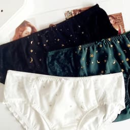 3XL Large Size Retro Palace Style Milk Silk Panties for Women Cute Lovely Sweety Star Elasticity Breathable Underwear Breifs
