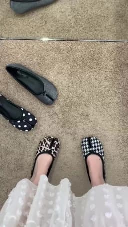 2025 Polka Dot Women Retro Flats Mocasines Ballerina Shoe Japanese Style Tabi Ninja Shoes Split Hoof Toe Boat Shoes Female shoes