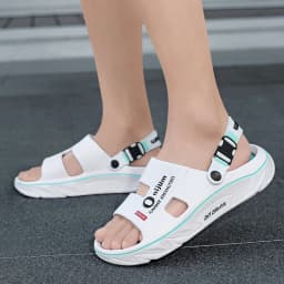 Summer Men's Massage Slippers Indoor Outdoor Sandals Beach Comfortable Soft Slides Clogs Casual Shoes Men Women Home Slippers