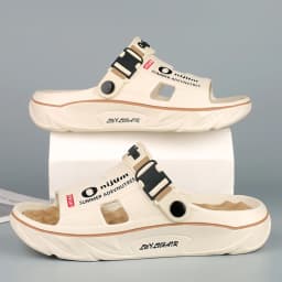 Summer Men's Massage Slippers Indoor Outdoor Sandals Beach Comfortable Soft Slides Clogs Casual Shoes Men Women Home Slippers