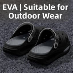 Summer Men's Outdoor Slippers Thick Bottom Anti-slip Clog Shoes Wear-resistant Smell-proof Two-way Male