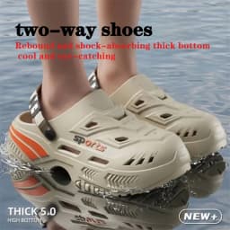 Medical outer hole shoes men's 2026 new slippers summer operating room deodorant non-slip thick-soled outdoor sandals