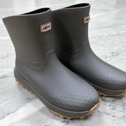 Men's Workwear Style Anti-Slip Waterproof Rubber Boots High-Quality Flat Bottomed for Outdoor Work Commuting Fishing Kitchen Rai