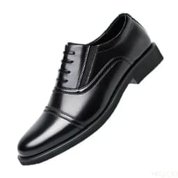 Large Size Fashionable Men's Daily Comfortable Business Office Formal Shoes Low Cut Round Toe Multifunctional Men's Wedding Shoe