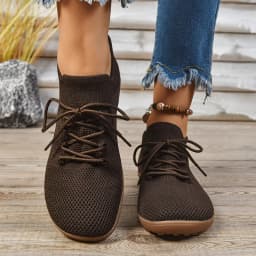 Womens Wide Fit Sneakers Flats Minimalist Breathable Wide Width Sneakers Mesh Barefoot Walking Shoes Comfortable Casual Shoes