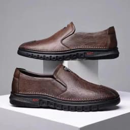 2026 PU Leather Men's Loafers Luxury Men Casual Shoes New Fashion Driving Shoes Breathable Slip on Men Moccasins Plus Size 39~44