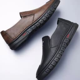 2026 PU Leather Men's Loafers Luxury Men Casual Shoes New Fashion Driving Shoes Breathable Slip on Men Moccasins Plus Size 39~44