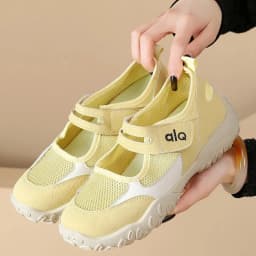 Woman's Casual Flats Shoes Round Toe Large size ladies shoes Retro French Mary Jane Dress Flat New Summer Solid Comfortable shoe