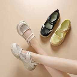 Woman's Casual Flats Shoes Round Toe Large size ladies shoes Retro French Mary Jane Dress Flat New Summer Solid Comfortable shoe
