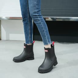 1 Pair of Women's Short Rain Boots, Pvc Non-Slip Water Shoes, Outdoor Waterproof Shoes, Fashionable Women's Water Boots
