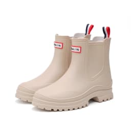 1 Pair of Women's Short Rain Boots, Pvc Non-Slip Water Shoes, Outdoor Waterproof Shoes, Fashionable Women's Water Boots