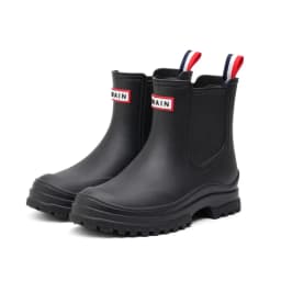 1 Pair of Women's Short Rain Boots, Pvc Non-Slip Water Shoes, Outdoor Waterproof Shoes, Fashionable Women's Water Boots