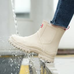 1 Pair of Women's Short Rain Boots, Pvc Non-Slip Water Shoes, Outdoor Waterproof Shoes, Fashionable Women's Water Boots