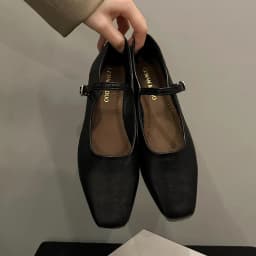 Mary Jane Single Shoes Thick Heel Shoes Elegant Classic Retro Square Toe Comfortable Soft Shallow Cut Low Heel Women's Shoes