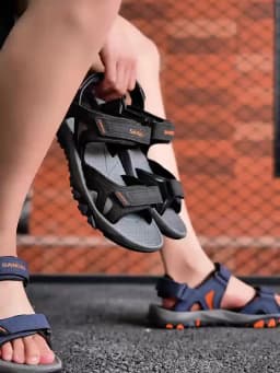 Men's Casual Sports Sandals Outdoor Hiking Sandals Comfortable Non-Slip Beach&Trekking Sandals Plus Size Adjustable