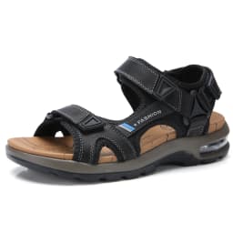 Fashion Men's Sandals Summer Soft Beach Flip Flop Comfortable Genuine Leather Sandals Outdoor Men Roman Sandals Size 46