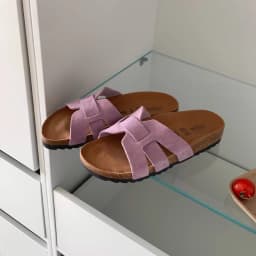 Plus Size Soft Sole Vintage Flip Flops Summer New Round Toe Suede Cutout Flat Sandals