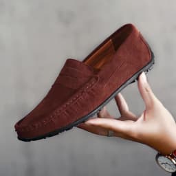 High Quality Leather Men Loafers Slip on Mens Casual Shoes Fashion Flats Male Driving Shoes Moccasins Ten Colors Size 38-47