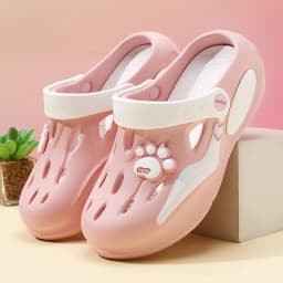 Women's Comfortable EVA Garden Clogs, Closed Toe Sandals For Indoor/Outdoor Home And Beach Use, Soft Sole Ventilated Shoes