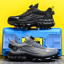 Impact Resistant Multifunctional Shoes, Foot Protection Mining Boots Construction Site Safety Shoes, Fashionable Men's Shoes,