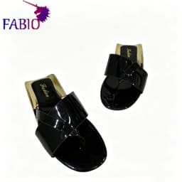 FABIO PENNY Summer Women Cross Strap Sandals Flat Gold Heel Non-slip Beach Flip Flops for Ladies, Slip-on Ladies' Flip-Flops