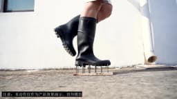 Men's Fashionable Waterproof Shoes, Construction Site High-Top Rubber Boots, Adult Rain Boots, Men's Mid-Top Labor Protection Rain Boots, Pvc Thickened Overshoes