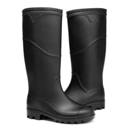 Men's Fashionable Waterproof Shoes, Construction Site High-Top Rubber Boots, Adult Rain Boots, Men's Mid-Top Labor Protection Rain Boots, Pvc Thickened Overshoes