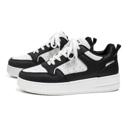 Men's Spring Summer Breathable Sneakers Trendy Versatile Thick-Soled White Sports Casual Shoes