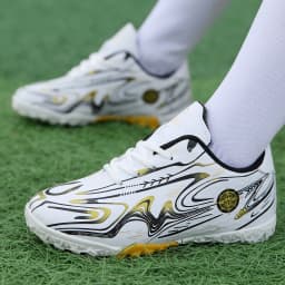 Men Women Soccer Cleats TF Studs Football Boots Breathable Non Slip Training Shoes For Artificial Grass Outdoor Sports Sneakers