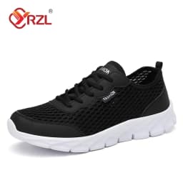 YRZL Tennis Shoes for Men Lightweight Sneakers High Quality Breathable Outdoor Athletic Jogging Sport Running Walking Man Shoes