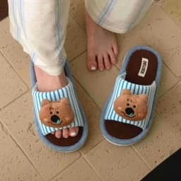 Women Men House Fur Slippers Casual Cute Lovely Animals Pattern Design All Season Indoor Non-slip Warm Soft Soles Comfy Home New