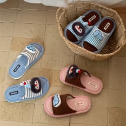Women Men House Fur Slippers Casual Cute Lovely Animals Pattern Design All Season Indoor Non-slip Warm Soft Soles Comfy Home New