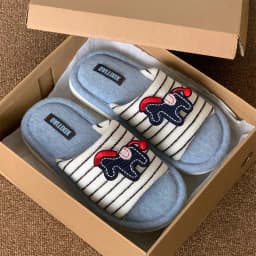 Women Men House Fur Slippers Casual Cute Lovely Animals Pattern Design All Season Indoor Non-slip Warm Soft Soles Comfy Home New