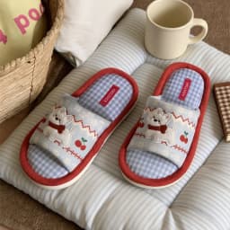 Women Men House Fur Slippers Casual Cute Lovely Animals Pattern Design All Season Indoor Non-slip Warm Soft Soles Comfy Home New