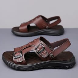 Men's Driving Sandals - Waterproof Anti-Slip Soft Sole Beach Shoes, Summer Indoor/Outdoor Dual-Use Comfort Slide Flip Flops