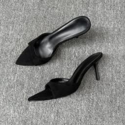 New Sexy Thin High Heels Women Slippers Street Style Party Stripper Sandals Summer Open Toe Slip On Slide Shoes