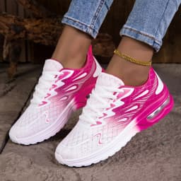 NKLSA Women Sneakers Shoes Breathable Lightweight Running Shoes Non Slip Wear Resistant Comfortable Women's  Walking Shoes