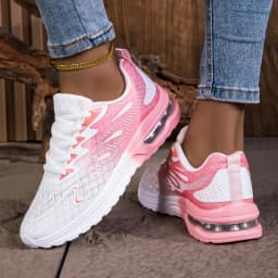 NKLSA Women Sneakers Shoes Breathable Lightweight Running Shoes Non Slip Wear Resistant Comfortable Women's  Walking Shoes