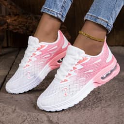 NKLSA Women Sneakers Shoes Breathable Lightweight Running Shoes Non Slip Wear Resistant Comfortable Women's  Walking Shoes