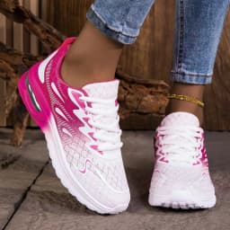 NKLSA Women Sneakers Shoes Breathable Lightweight Running Shoes Non Slip Wear Resistant Comfortable Women's  Walking Shoes