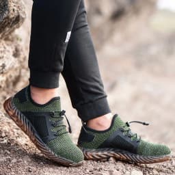 Summer Hollow Out Safety Shoes Work Shoes Steel Toe Men Puncture-protective Work Indestructible Safety Lightweight Sneakers