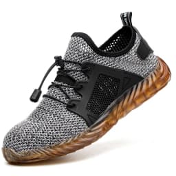 Summer Hollow Out Safety Shoes Work Shoes Steel Toe Men Puncture-protective Work Indestructible Safety Lightweight Sneakers