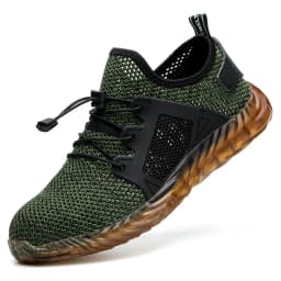 Summer Hollow Out Safety Shoes Work Shoes Steel Toe Men Puncture-protective Work Indestructible Safety Lightweight Sneakers