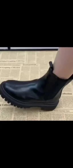 2024 Chelsea boots new thick-soled women's winter shoes for women autumn fashion thick-soled short boots for women